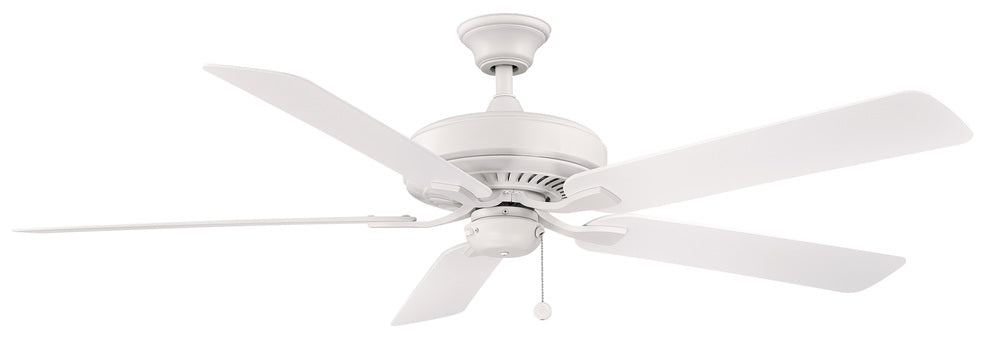 Edgewood 60 inch Indoor/Outdoor Ceiling Fan - Matte White with Matte White blades