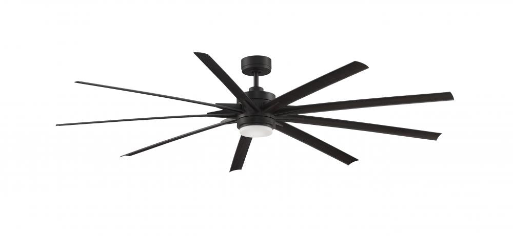 Odyn 84 inch Indoor/Outdoor Ceiling Fan with LED CCT Select Light Kit