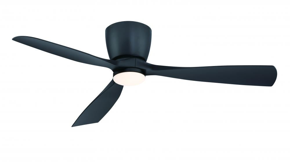 Klinch 52 inch Indoor/Outdoor Ceiling Fan with LED Light Kit - Black