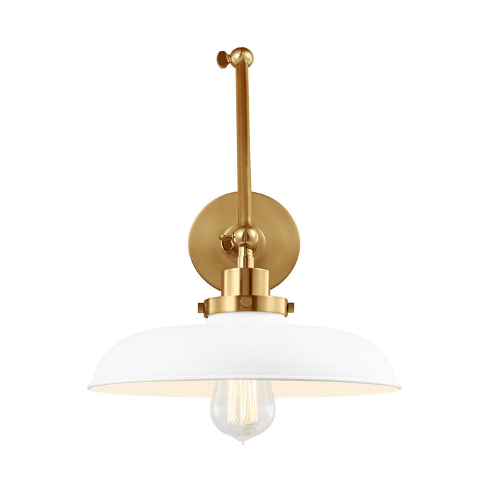 Wellfleet Double Arm Wide Task Sconce