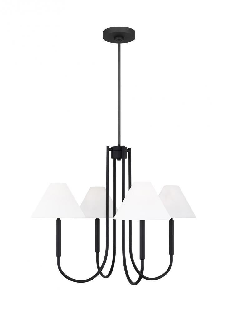 Porteau Medium Chandelier — Belles Lighting