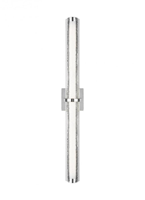 Cutler 36" Crackle Glass LED Vanity