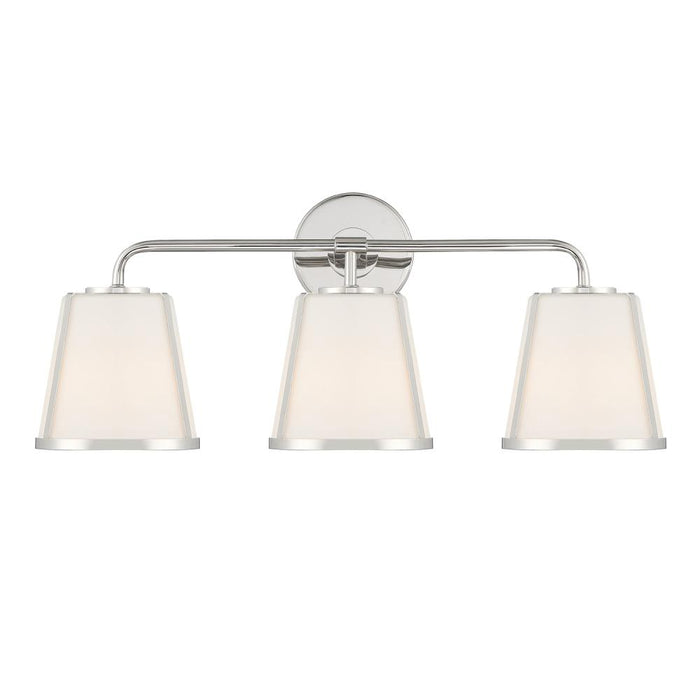Fulton 3 Light Polished Nickel Bathroom Vanity