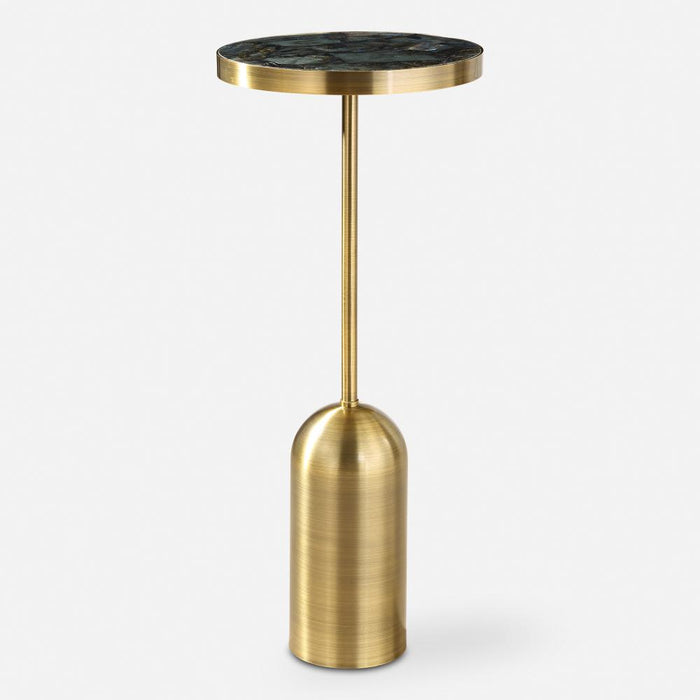 Uttermost Pascal Brass Drink Table