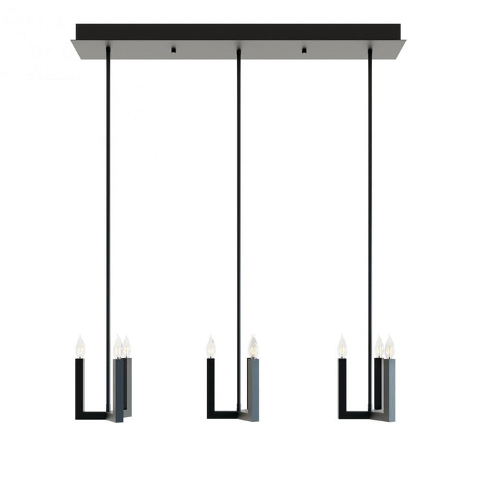 Grace 3 Light Mini-Pendant Candelabra Base