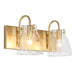 Erythronium 2-Light Gold Vanity Light
