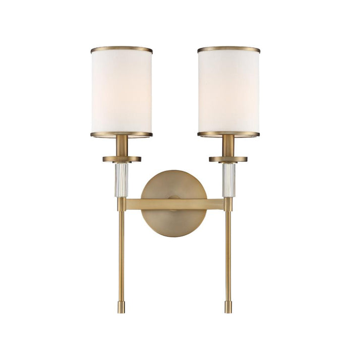 Hatfield 2 Light Vibrant Gold Sconce