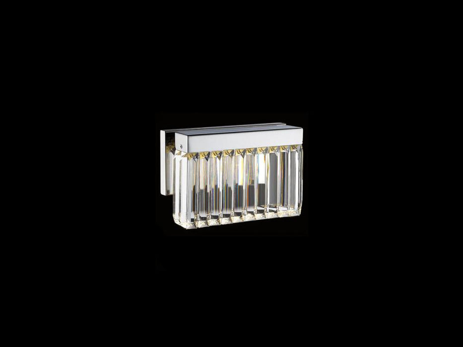 Broadway 10" LED Crystal Wall Sconce in Polished Nickel