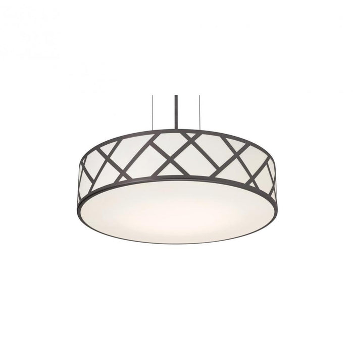 Haven 17'' Med Base Pendant - BK w/ BK