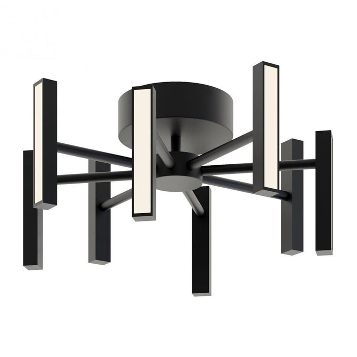 Indra 16'' Led Semi-Flush 48W 120-277V BK