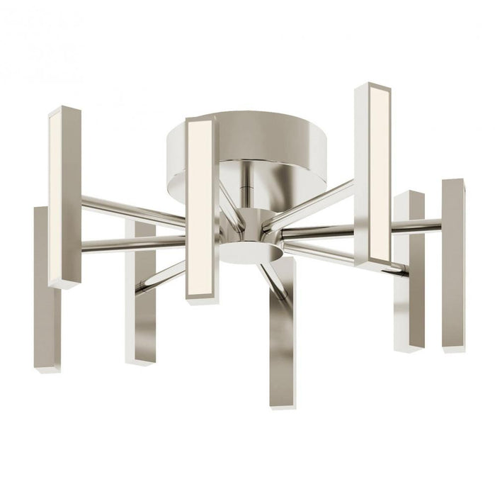 Indra 16'' Led Semi-Flush 48W 120-277V SN