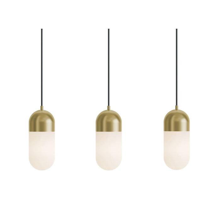 Irvine 3 Light Linear Pendant, 120V, 45W, 5 CCT, LB
