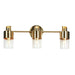 Iphigenia 3-Light Brass Vanity Light