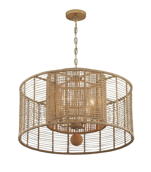 Jayna 4 Light Burnished Silver Chandelier