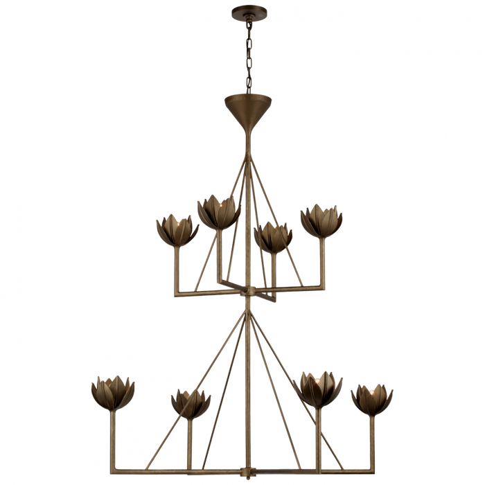 Alberto Large Two Tier Chandelier