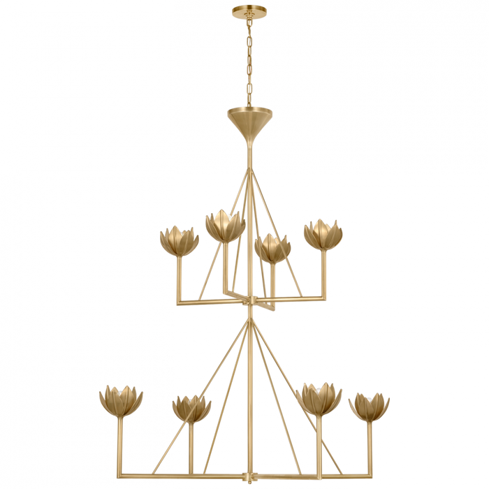 Alberto Large Two Tier Chandelier