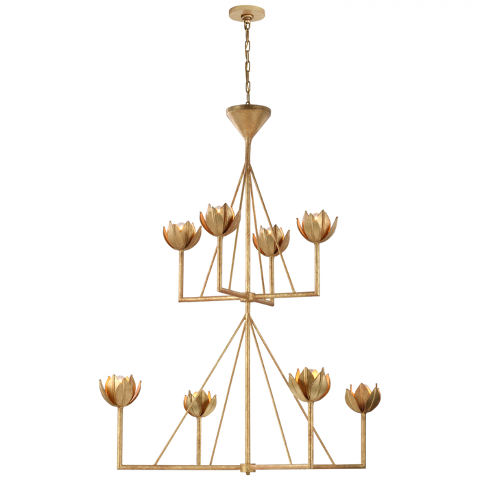 Alberto Large Two Tier Chandelier