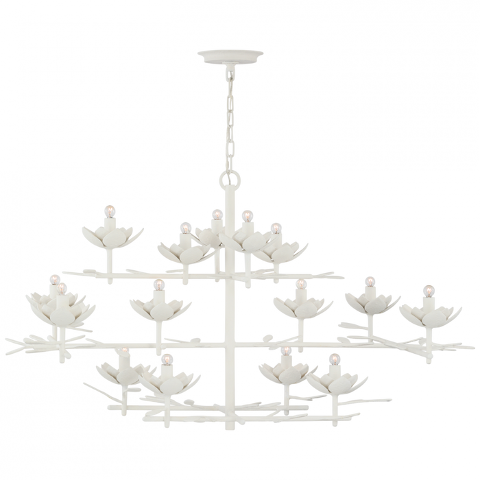 Clementine 48" Low Wide Tiered Chandelier