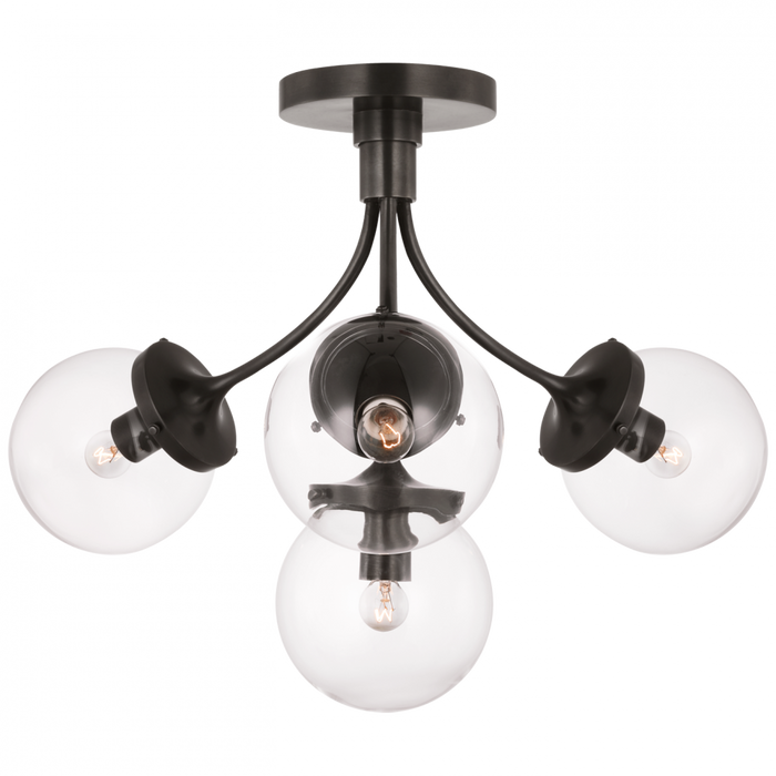Prescott Medium Semi-Flush Mount