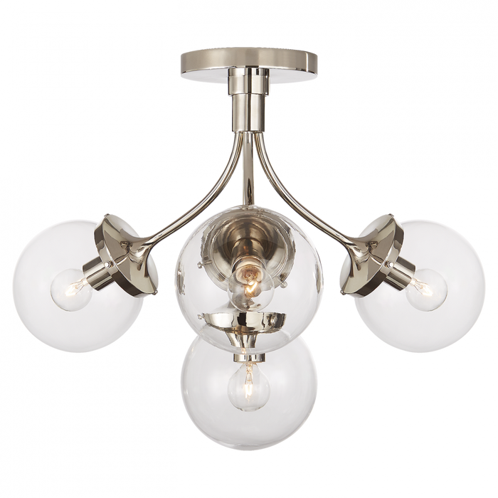 Prescott Medium Semi-Flush Mount