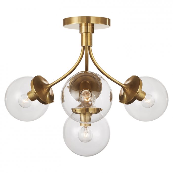 Prescott Medium Semi-Flush Mount