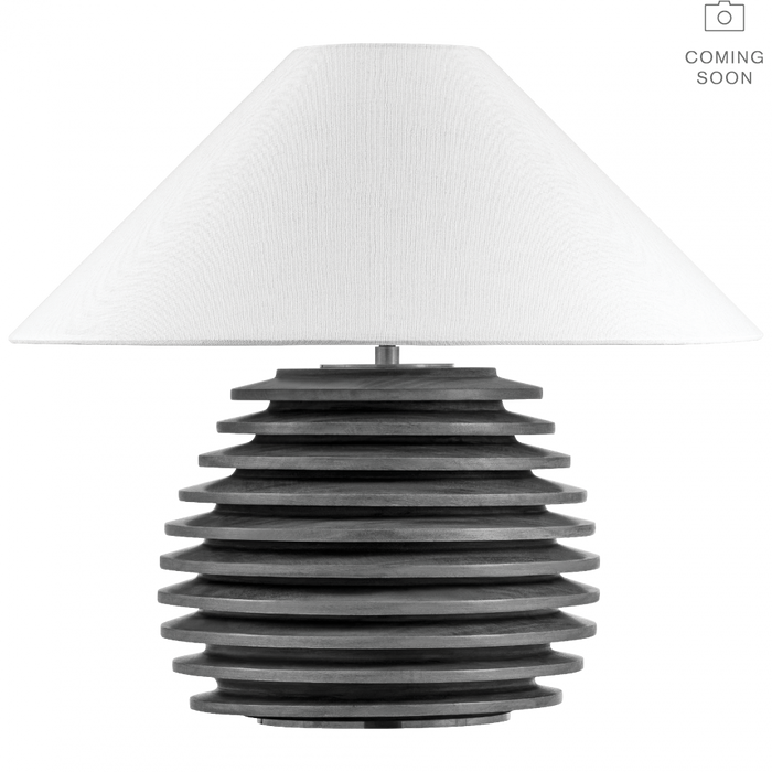 Crenelle 20" Stacked Table Lamp