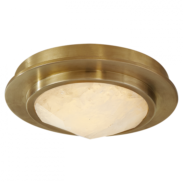 Halcyon 5" Solitaire Bezel Flush Mount