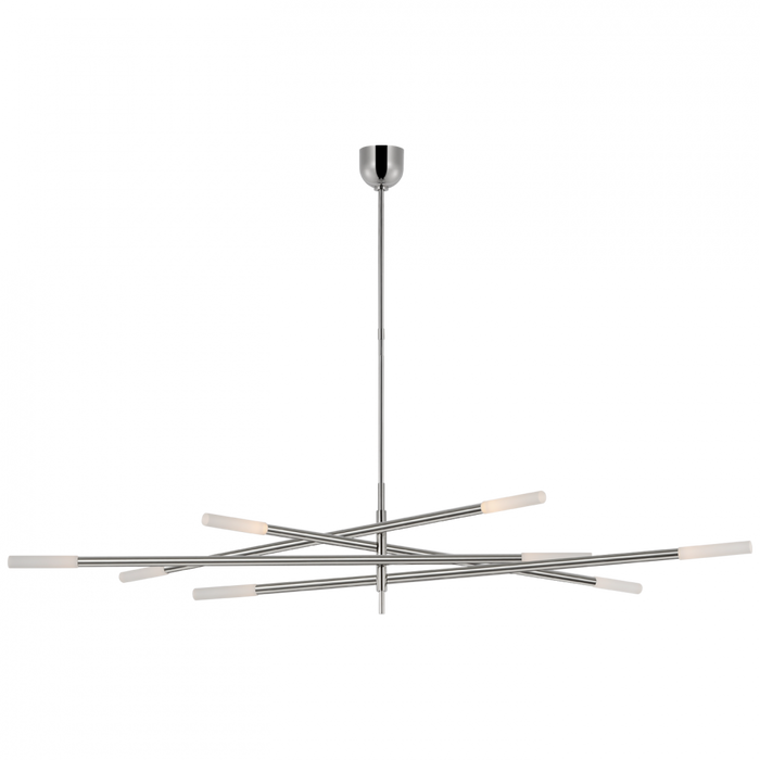 Rousseau Oversized Eight Light Articulating Chandelier