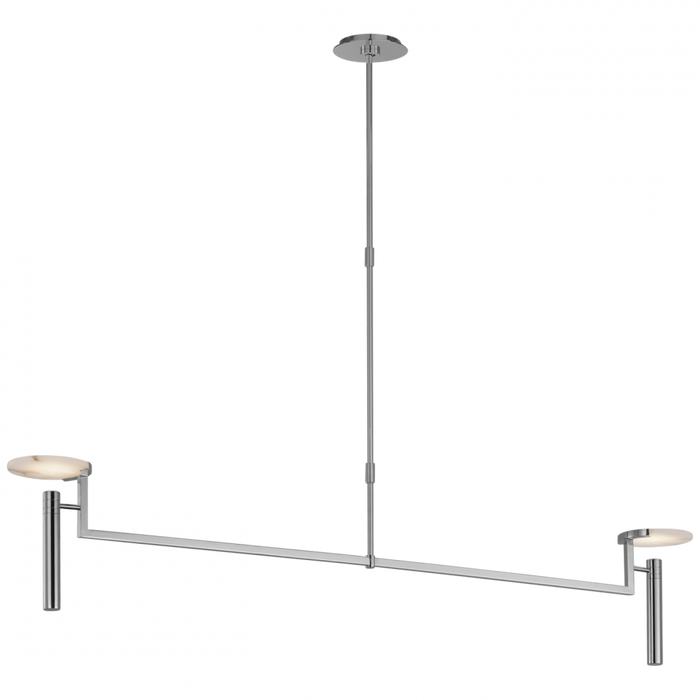 Melange Extra Large Floating Disc Linear Chandelier