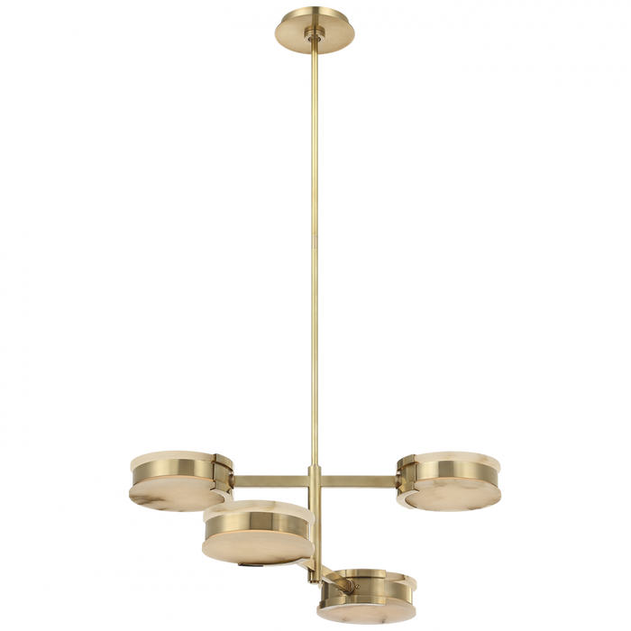 Melange 25" Multi-Positional Semi-Flush Chandelier