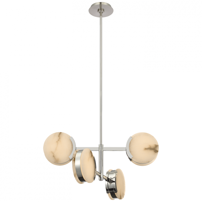 Melange 25" Multi-Positional Semi-Flush Chandelier