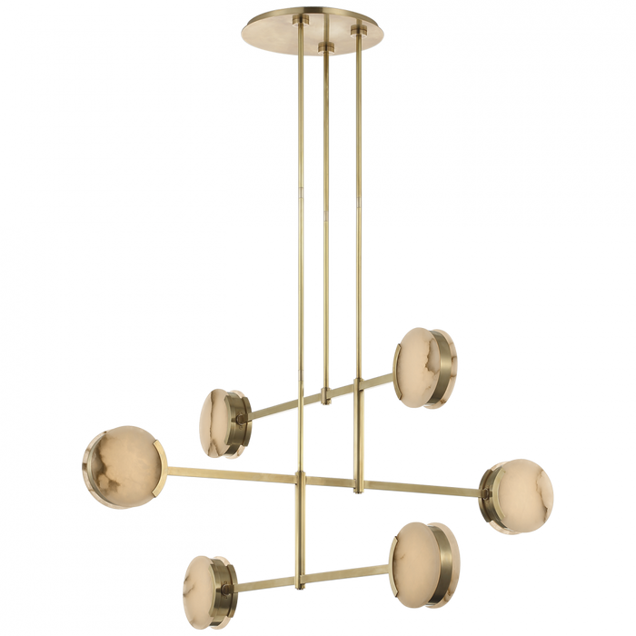 Melange 54" Multi-Positional Chandelier