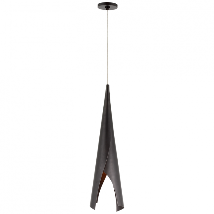 Piel Medium Wrapped Pendant