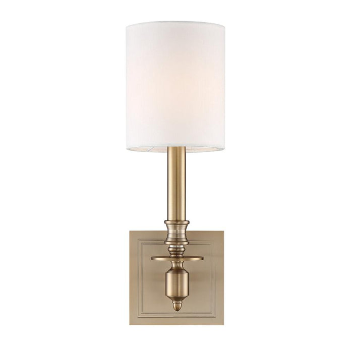 Lloyd 1 Light Aged Brass Sconce