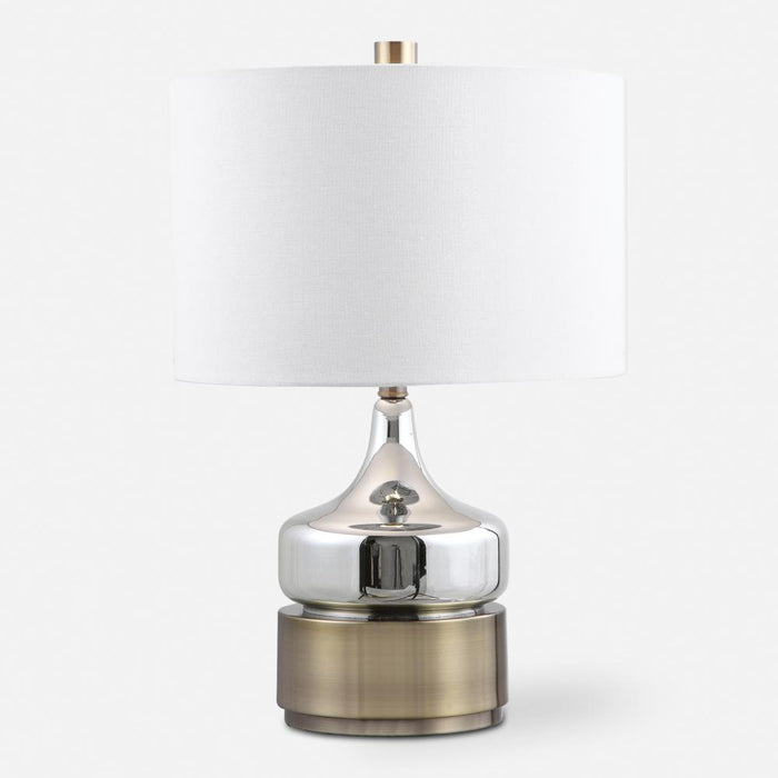 Uttermost Como Chrome Table Lamp