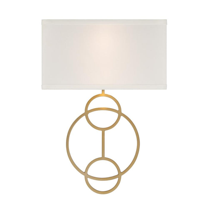 Laurel 2 Light Vibrant Gold Sconce