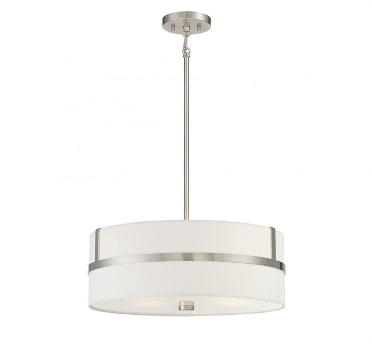 4-Light Pendant in Brushed Nickel