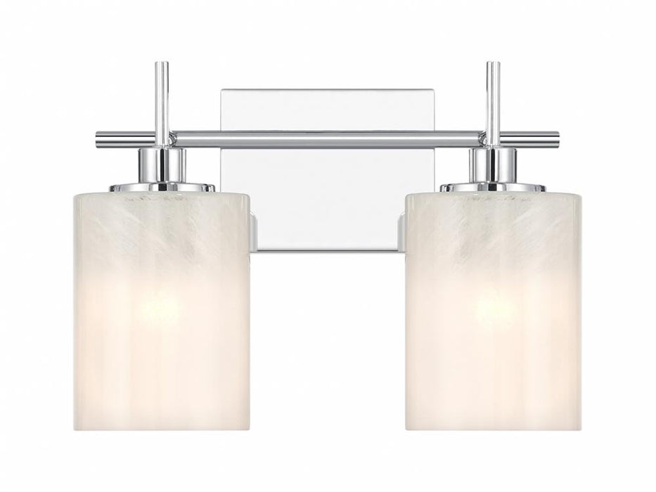 2-Light Bathroom Vanity Light in Chrome