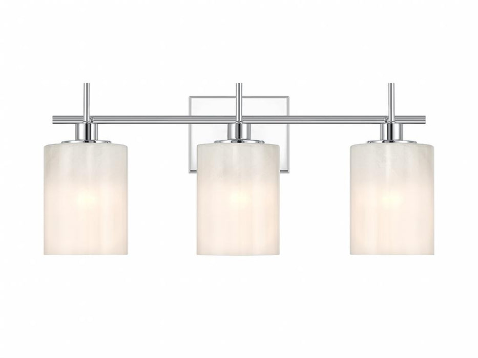 3-Light Bathroom Vanity Light in Chrome