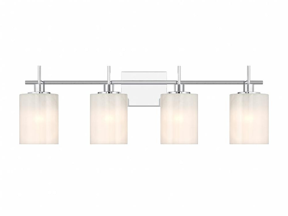 4-Light Bathroom Vanity Light in Chrome