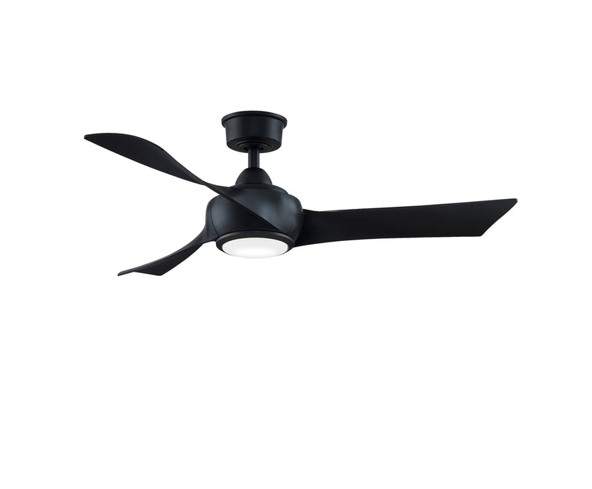 Wrap Custom Indoor/Outdoor Ceiling Fan DC Motor- Black