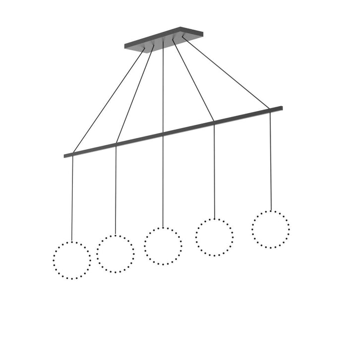 Marquee Black Linear Pendant Canopy System