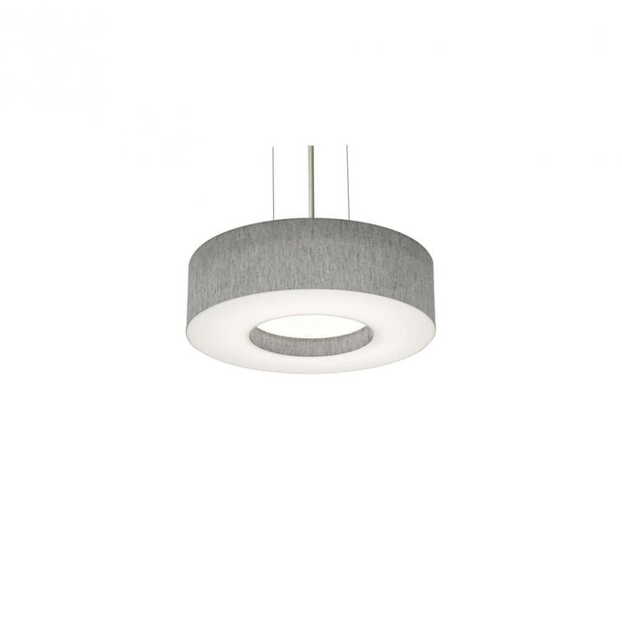 Montclair 12'' LED Pendant - 18W 120-277V,BK w/ GY