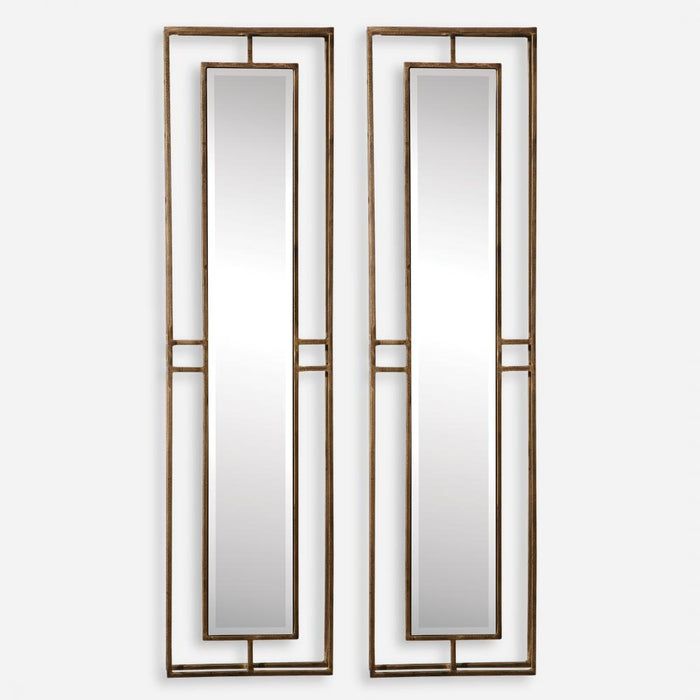Uttermost Rutledge Gold Mirrors Set/2