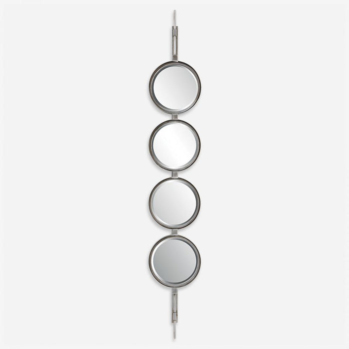 Uttermost Button Silver Mirror