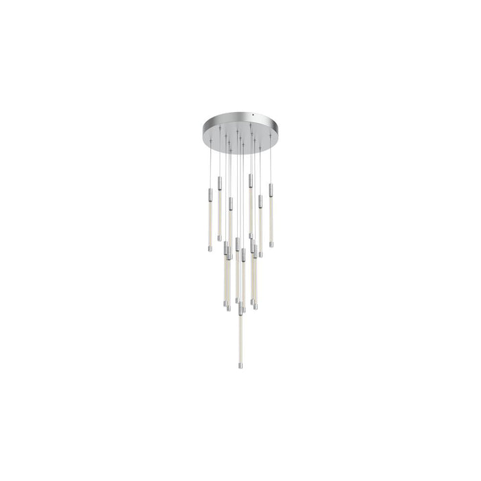 Motif 13-in Chrome LED Multi Pendant