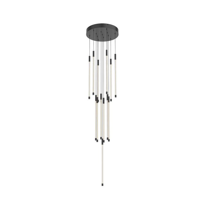 Motif 21-in Black LED Multi Pendant
