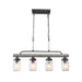 Mason Jar Linear Chandelier 249.99