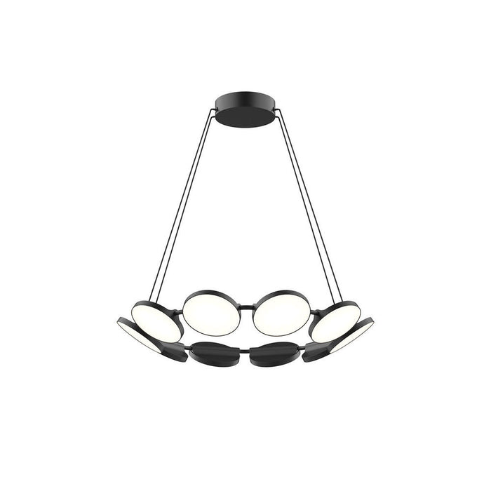 Novel 25-in Black LED Chandeliers