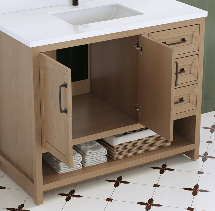 Venice 42" Modern Single Bathroom Vanity